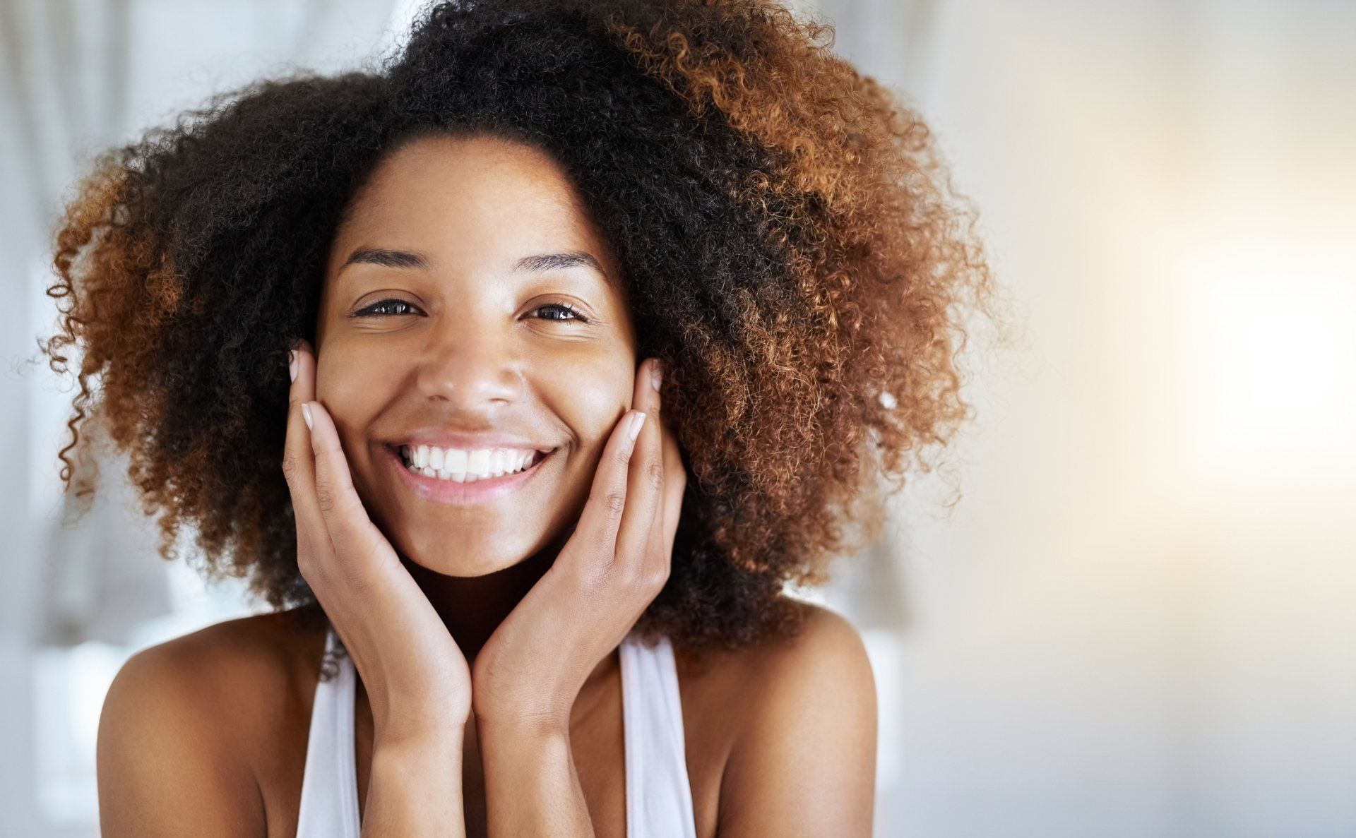 African American Woman Smiling