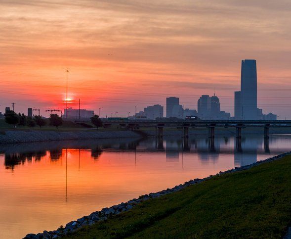 Oklahoma City, OK Skyline at Twilight