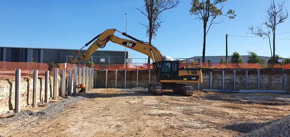Commercial Retaining Wall — Statham Group, Builders on the Gold Coast, QLD