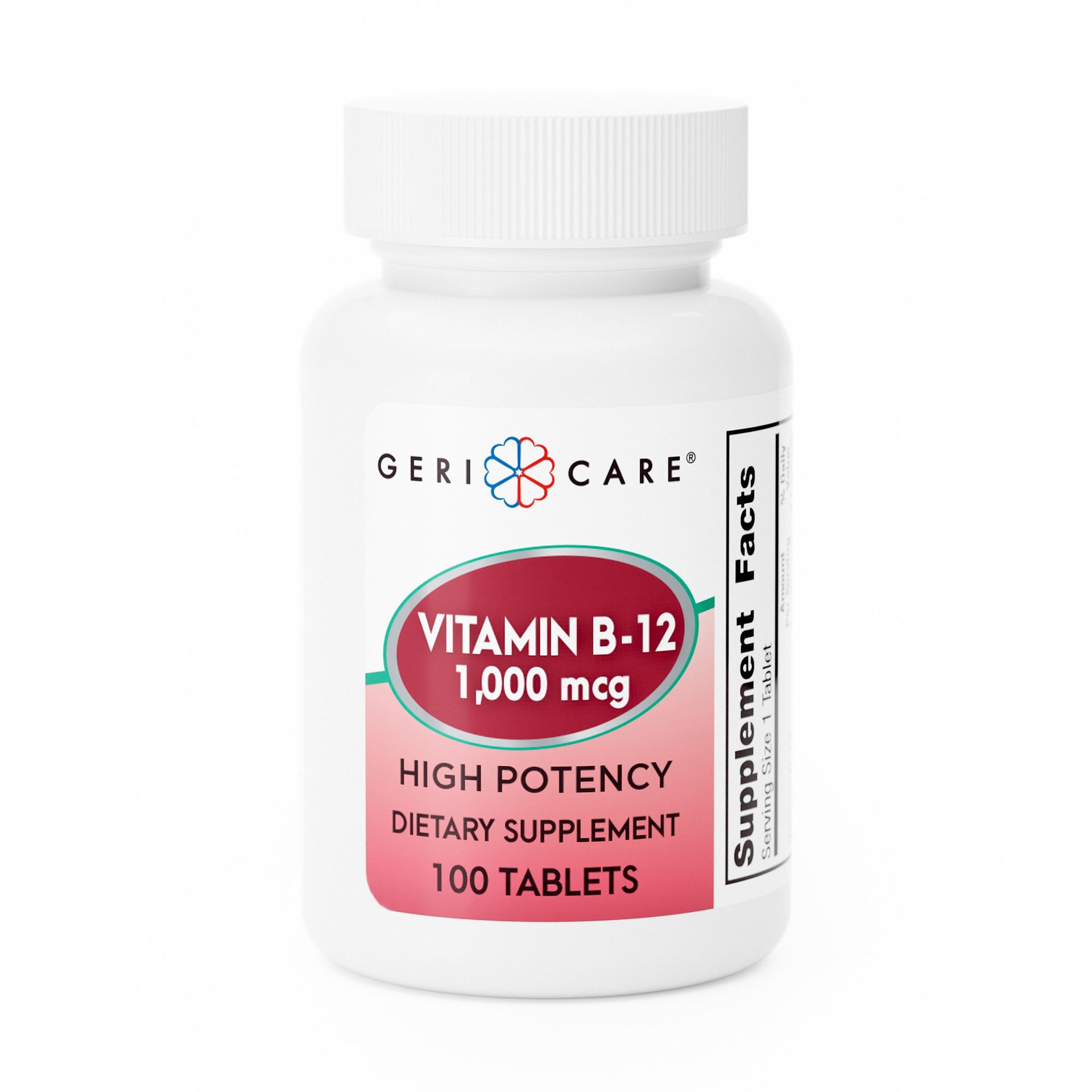Vitamina B-12 1000 mcg – 100 tabletas (1 botella)