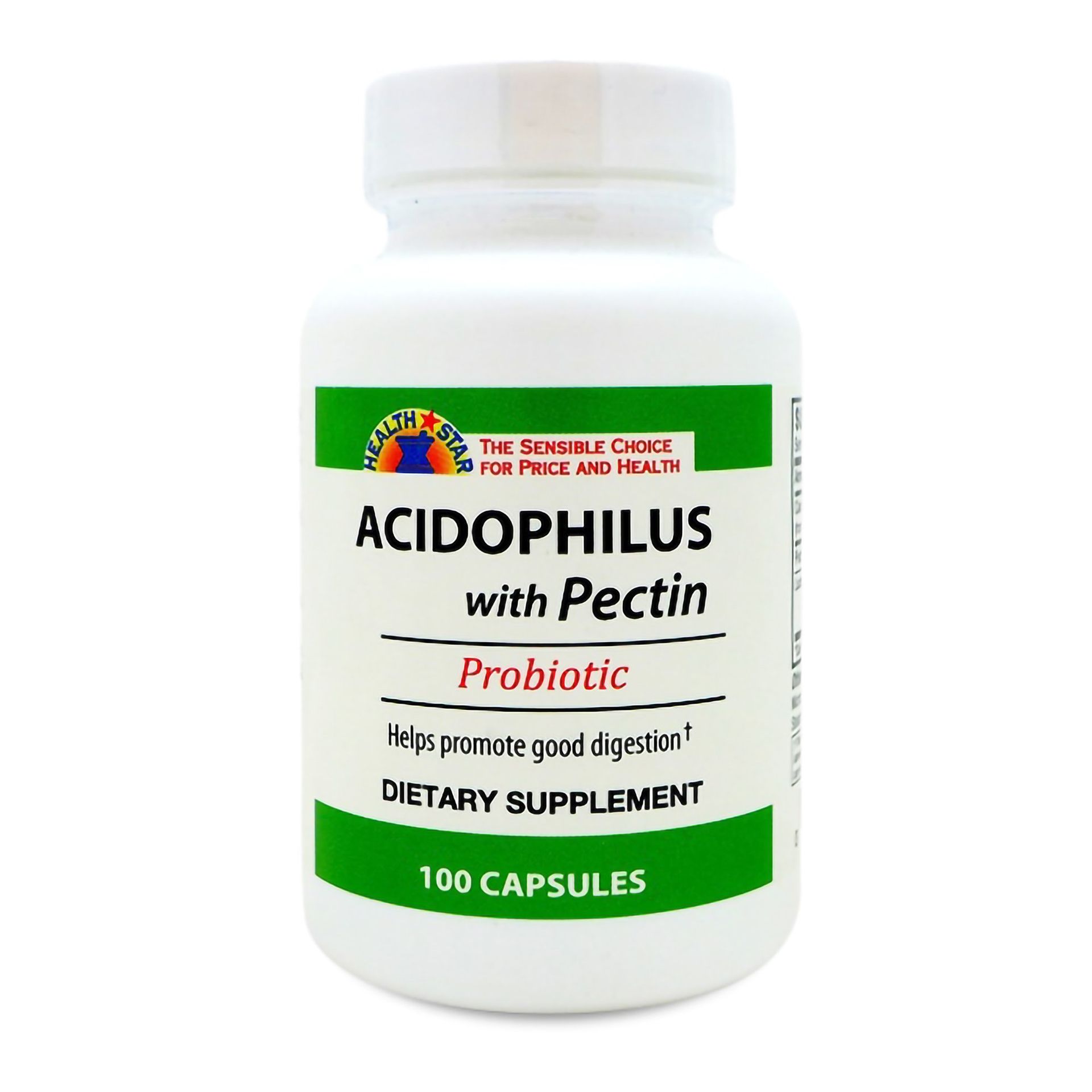 Acidophilus + Pectina – 1 Botella - 100 tabletas