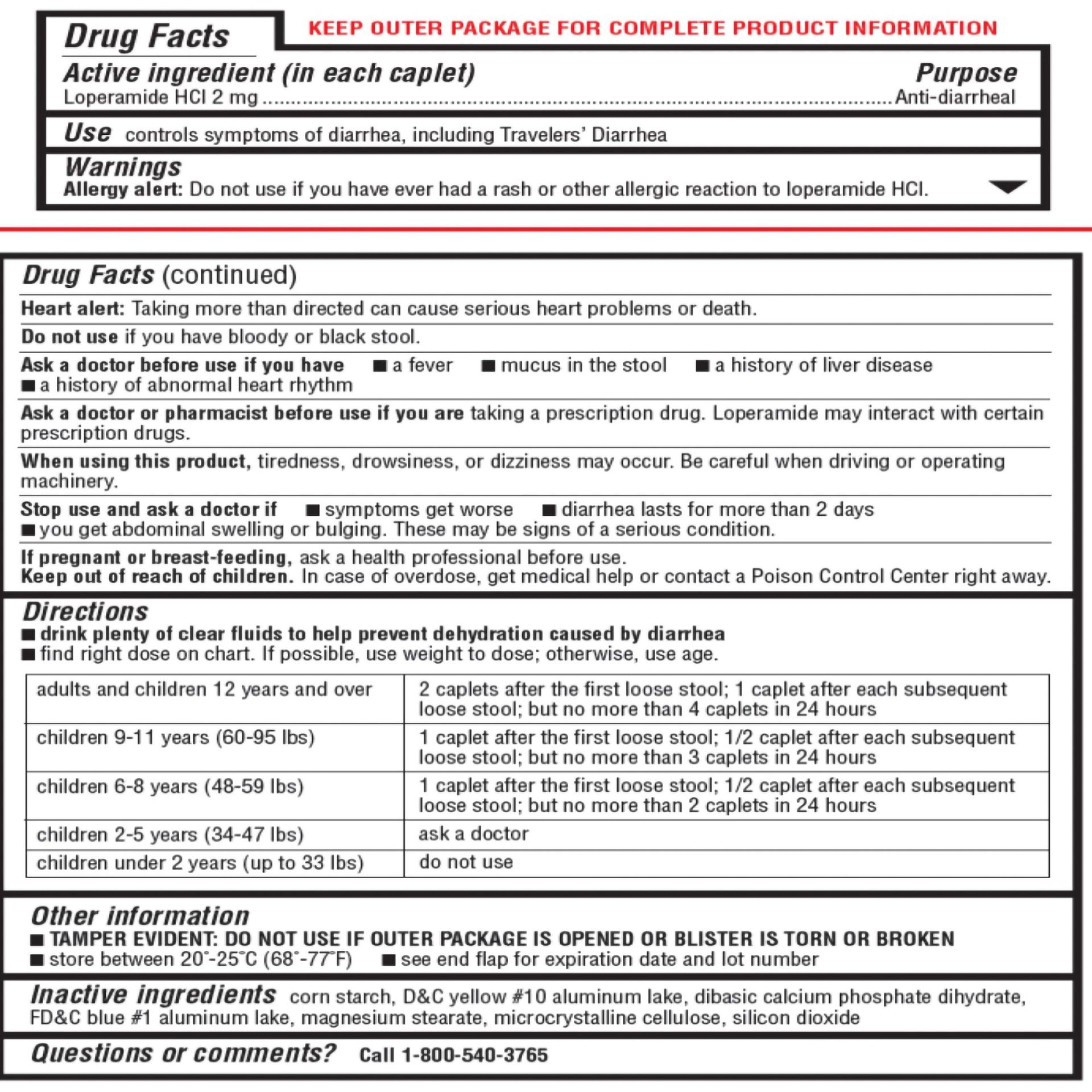 Loperamida 2mg (24 cápsulas/estuche)