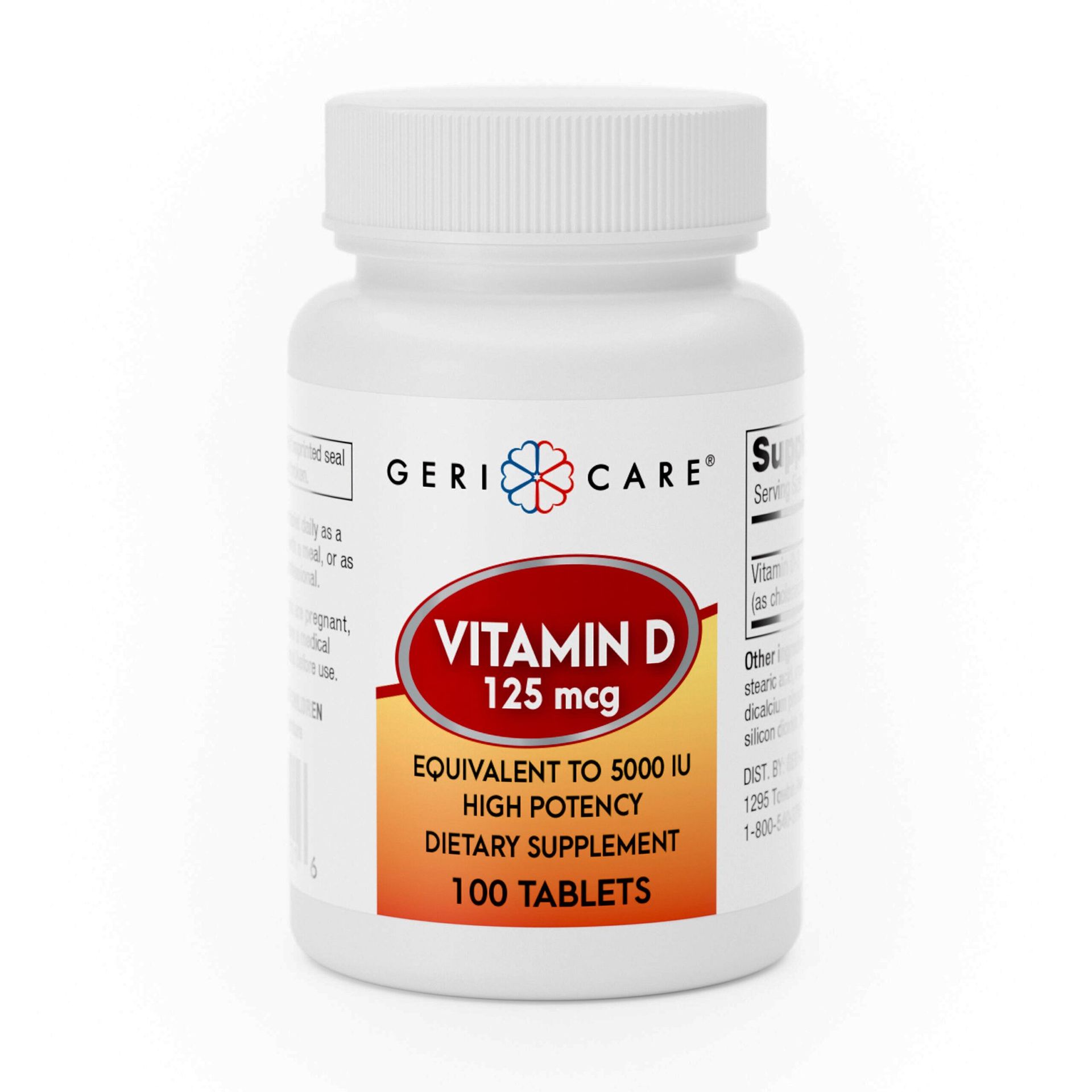 Vitamina D3 – 5000 IU – 100 tabletas (1 botella)