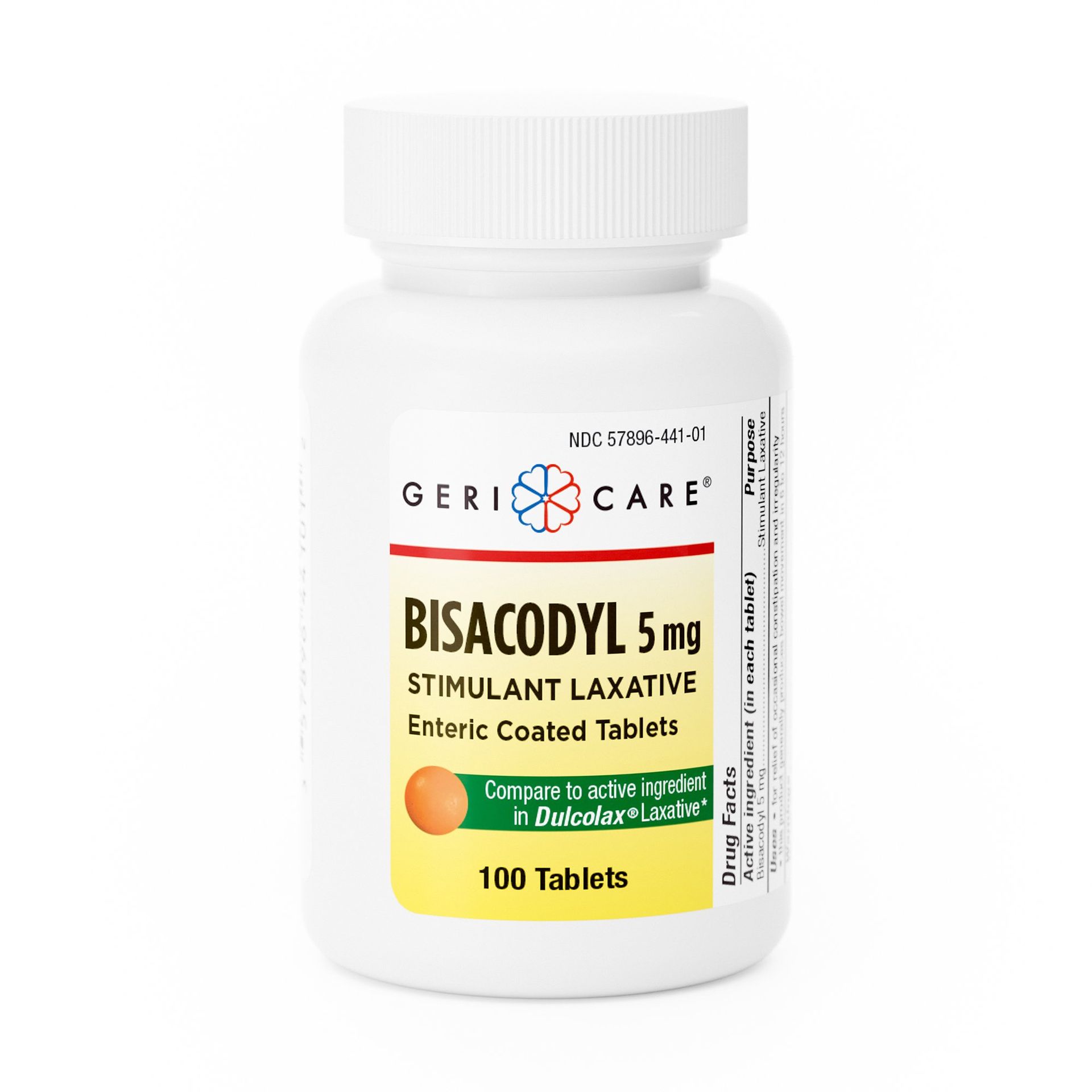Bisacodilo EC 5mg (100 tabletas) (1 botella)