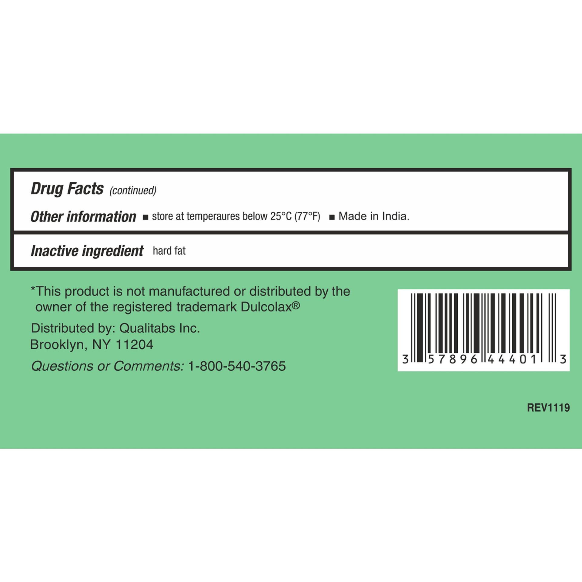 Bisacodilo 10mg – Supositorios (100 unidades) (1 Botella)