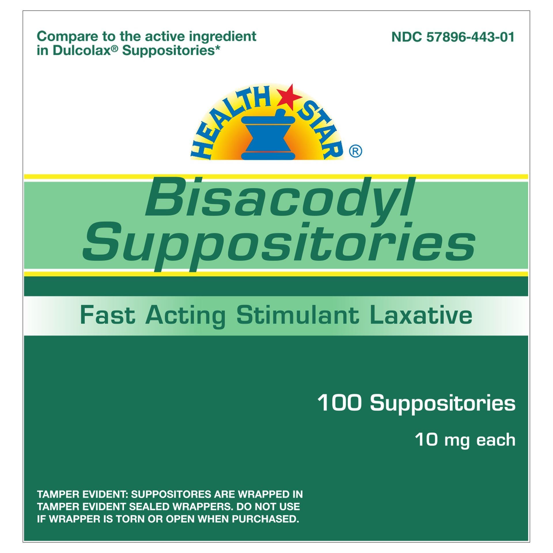 Bisacodilo 10mg – Supositorios (100 unidades) (1 Botella)