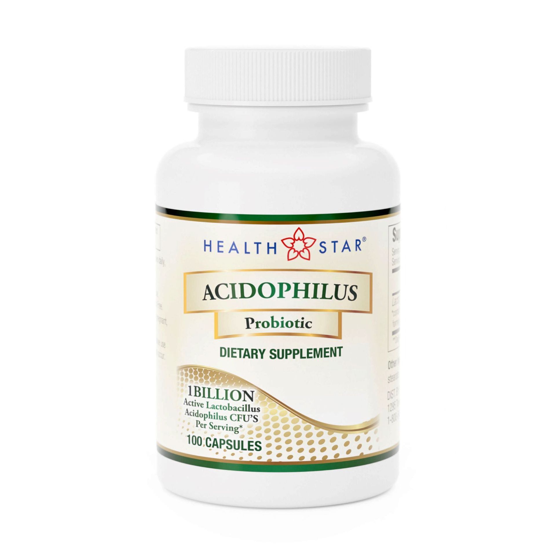 Acidophilus –1 Botella - 100 cápsulas