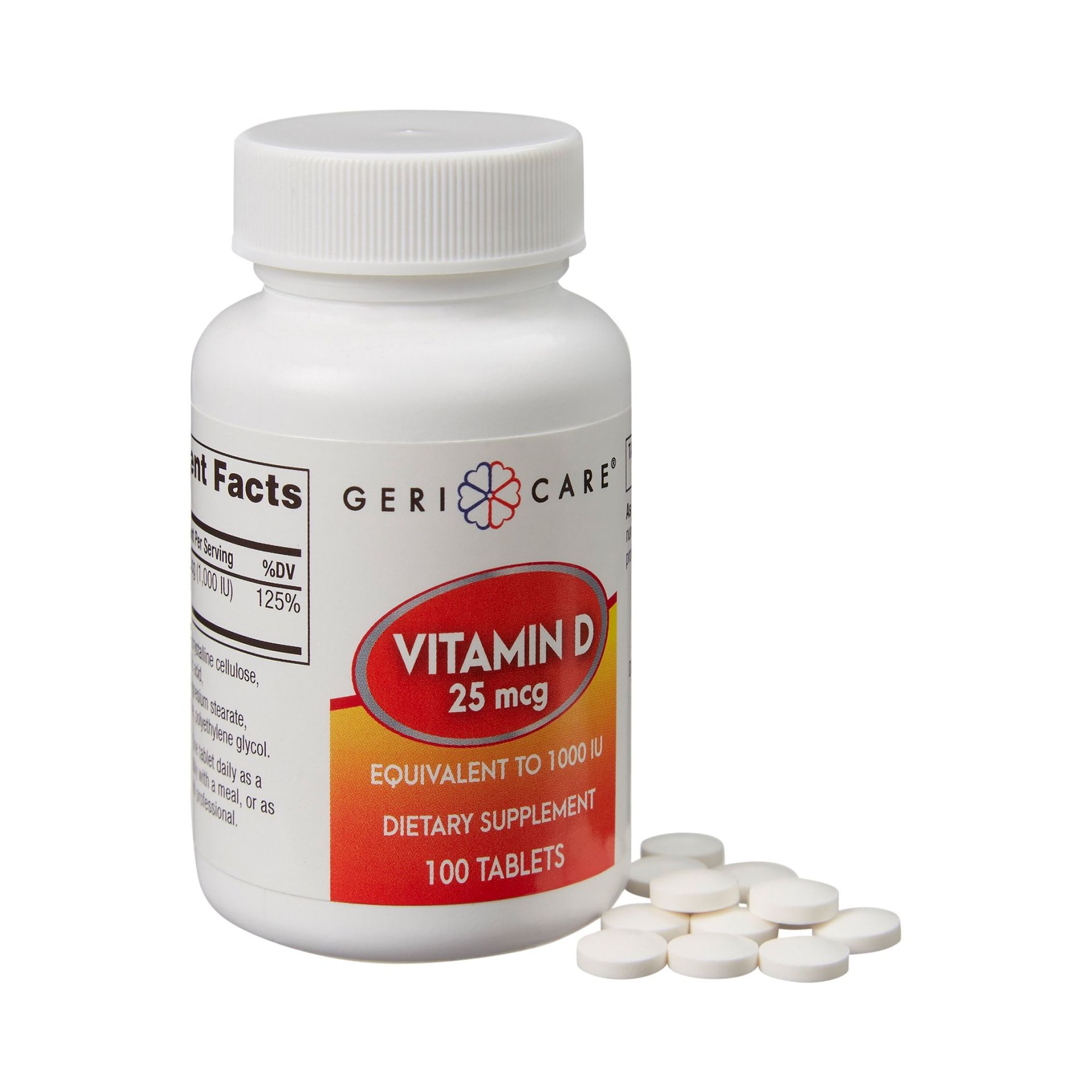 Vitamina D3 – 1000 IU – 100 tabletas (1 botella)