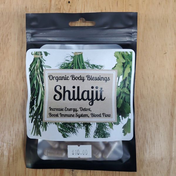 Shilajit capsules package