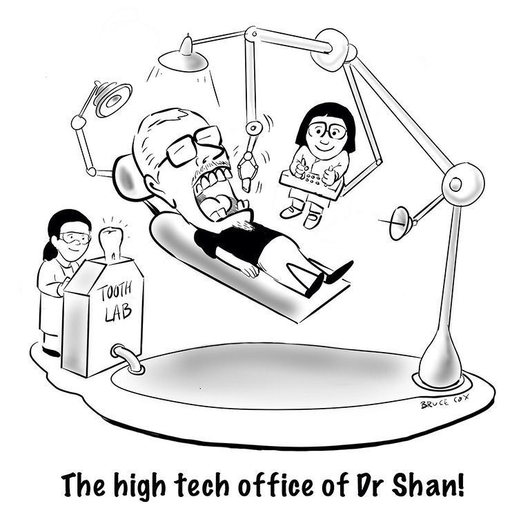 High Tech Office of Dr Shan