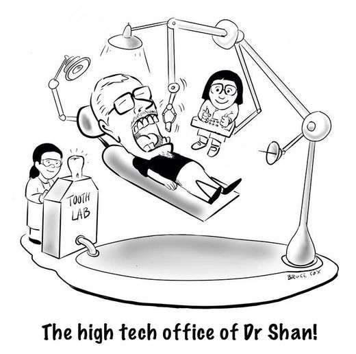 High Tech Office of Dr Shan