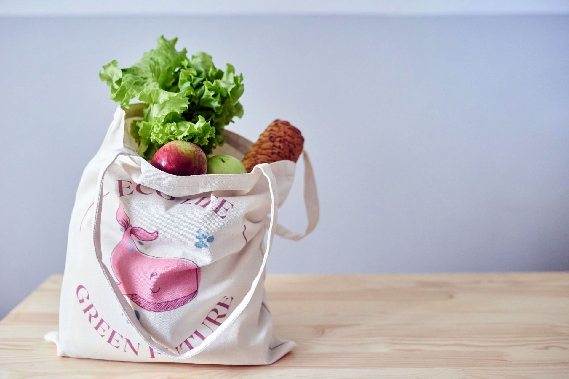 Shopping bag in stoffa personalizzata