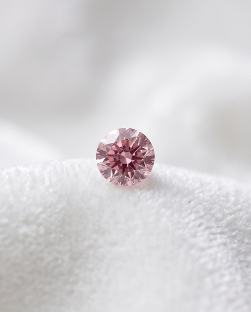 CERTIFIED ARGYLE Round Diamond 0.22ct 6P P1