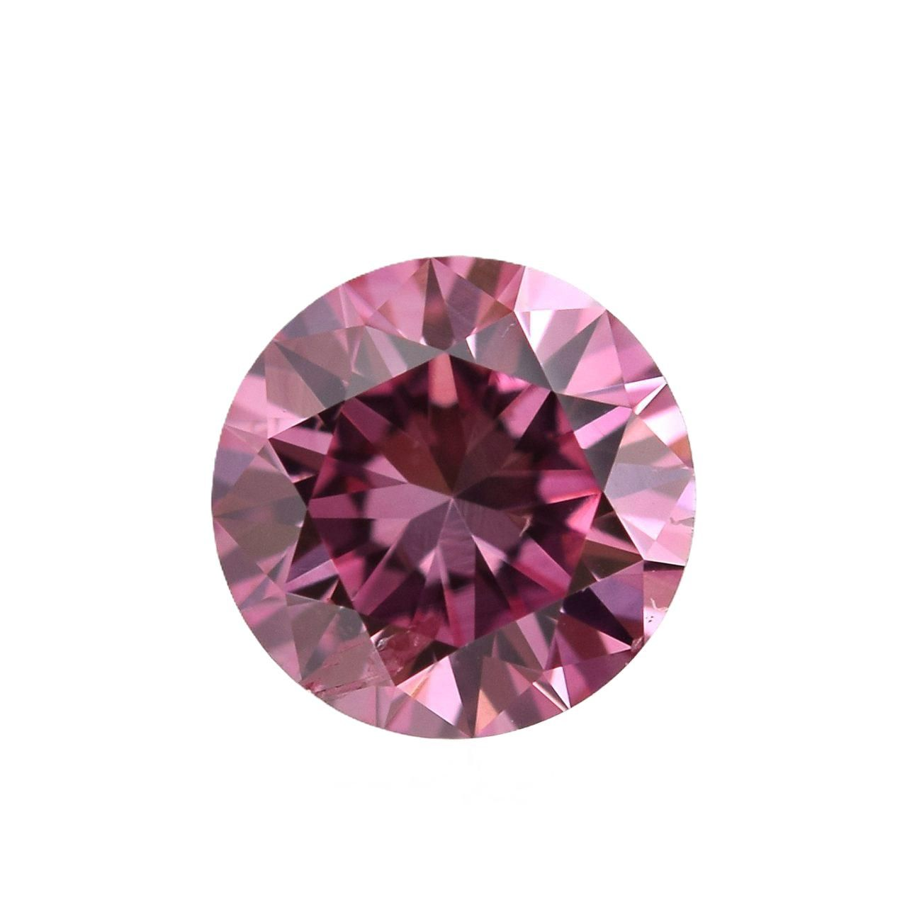 CERTIFIED ARGYLE Round Diamond 0.34ct 3P P1