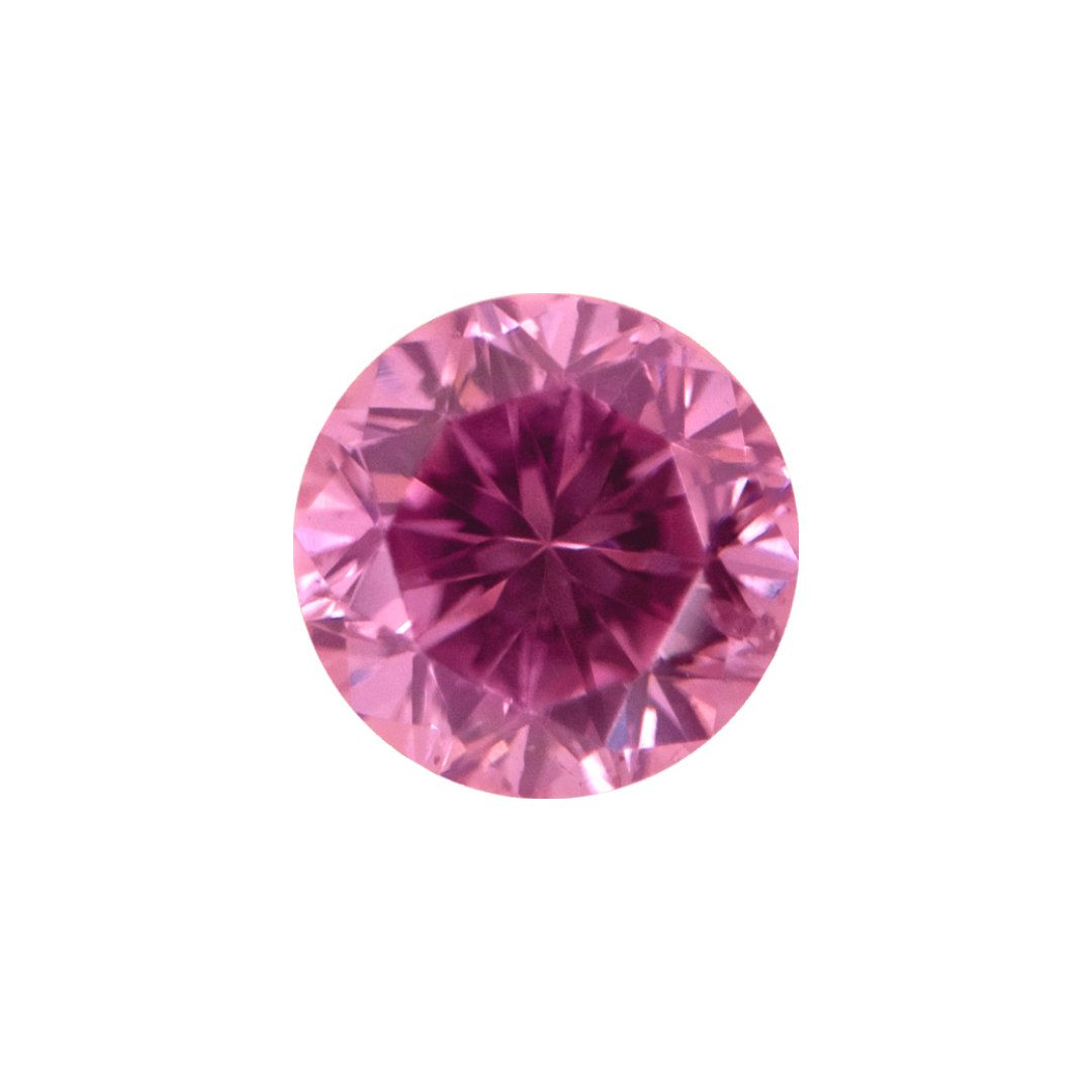 CERTIFIED ARGYLE Round Diamond 0.23CT 4PP P1