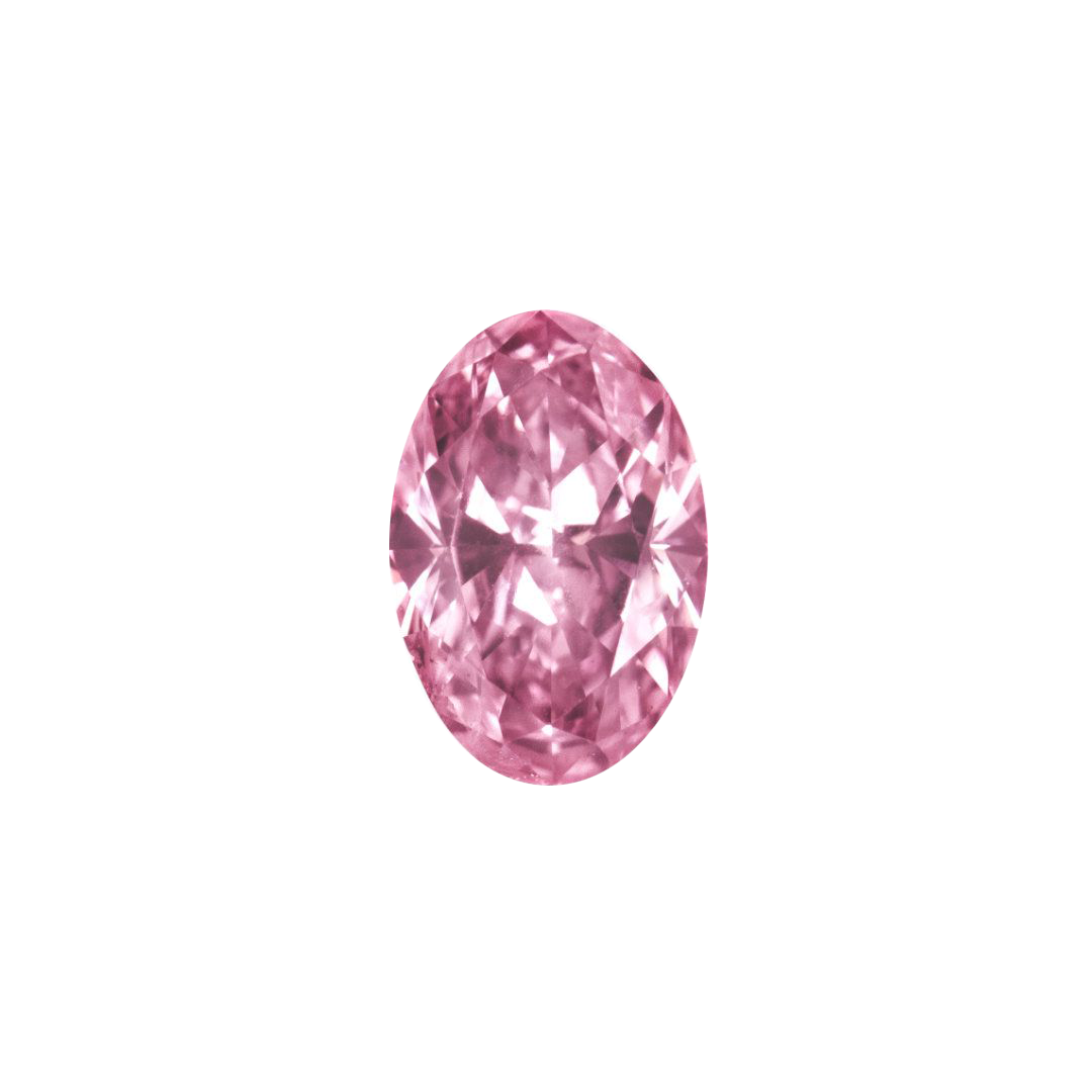 CERTIFIED ARGYLE Oval Diamond 0.20ct 5P VS1