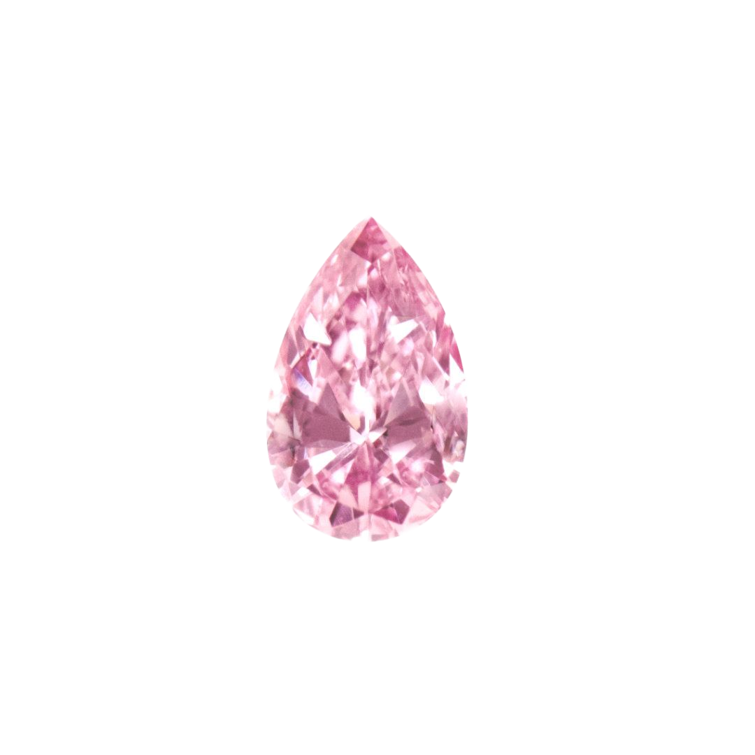 CERTIFIED ARGYLE Pear Diamond 0.20ct FIP 6P P1