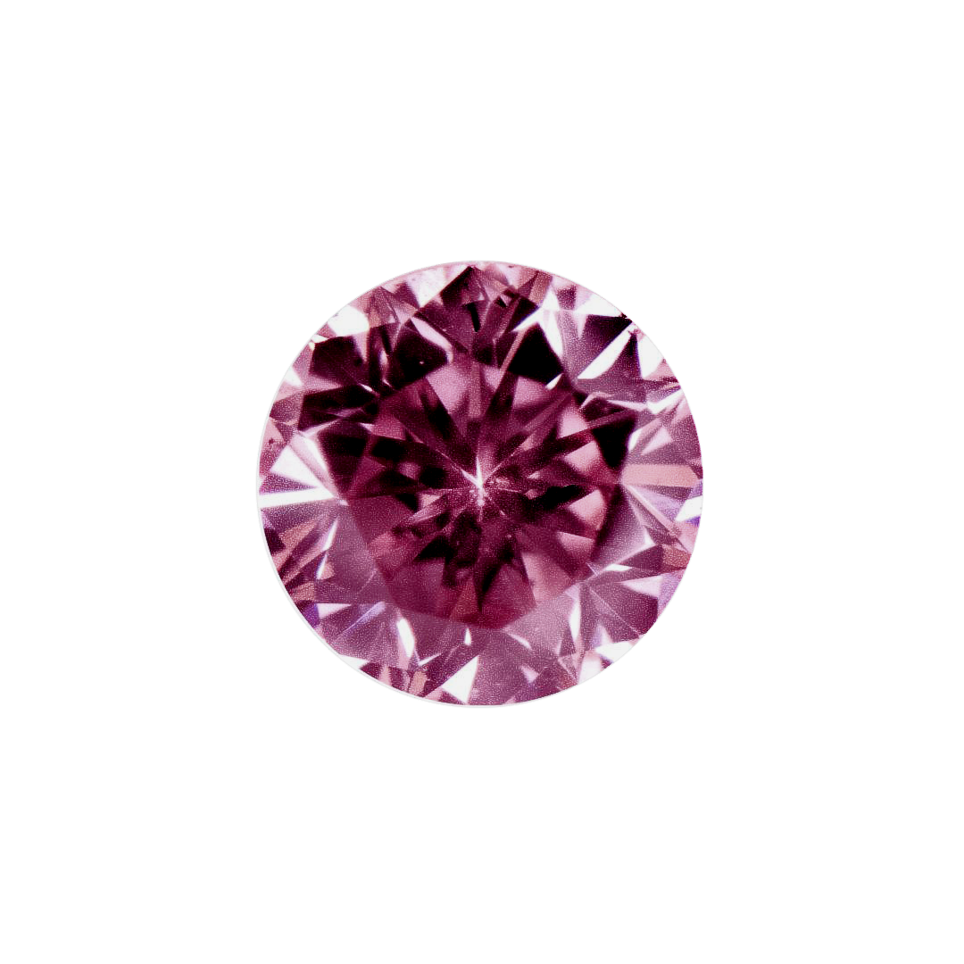 CERTIFIED ARGYLE Round Diamond 0.23ct 4P VVS1