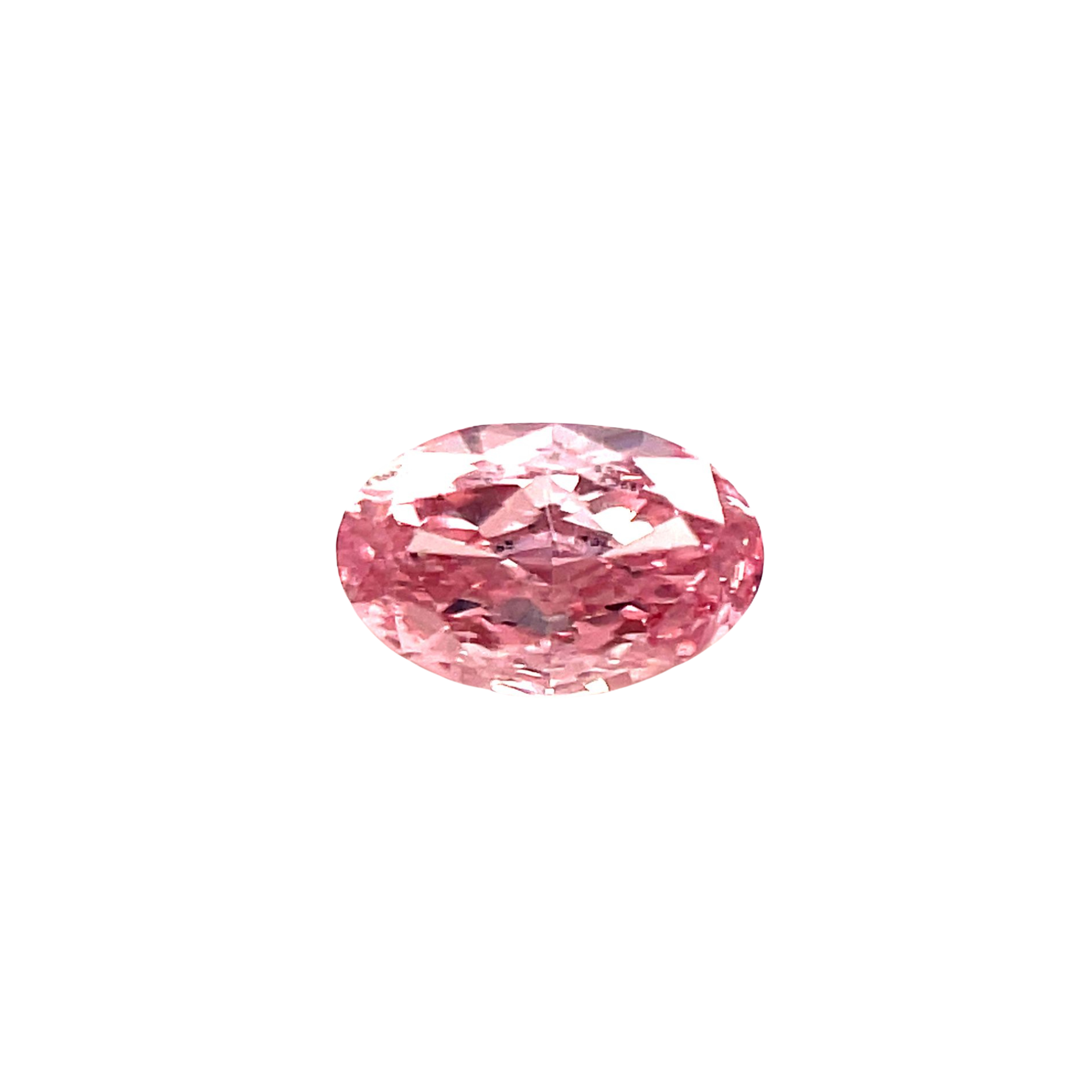 CERTIFIED ARGYLE Oval Diamond 0.17CT 6P VS1