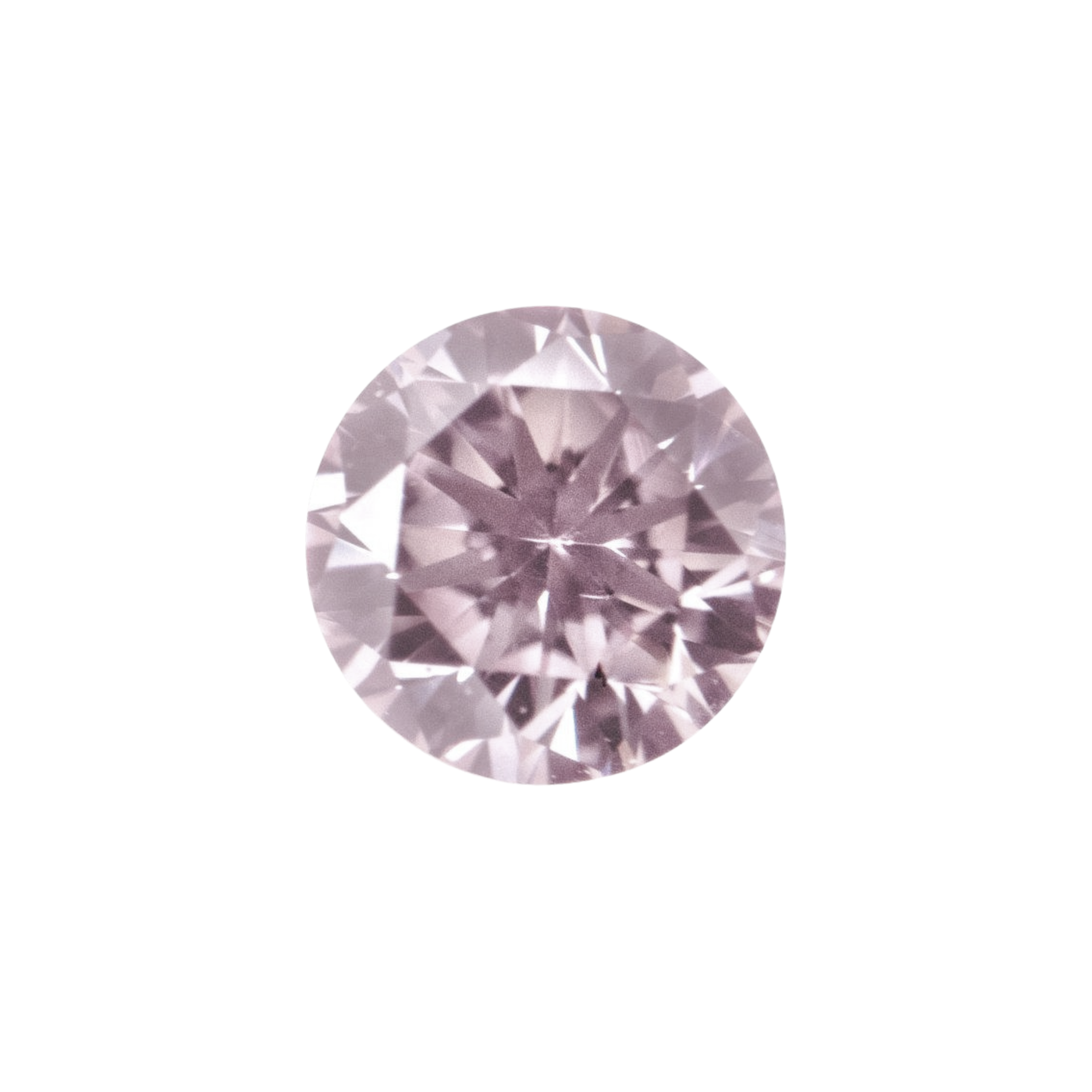 CERTIFIED ARGYLE Round Diamond 0.11CT 7PP SIAV