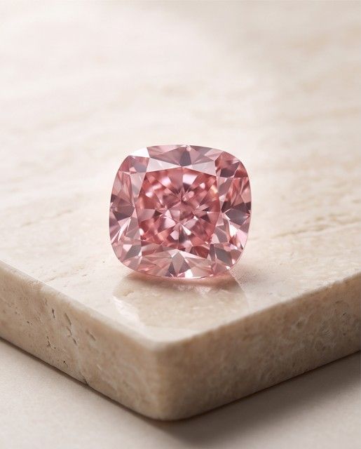 CERTIFIED ARGYLE Cushion Diamond 0.36ct 3PR SI1