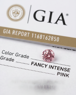ORIGIN ARGYLE Round Diamond 0.14 Pink SI1