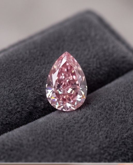 ORIGIN ARGYLE Pear Diamond 0.11ct Pink SI2
