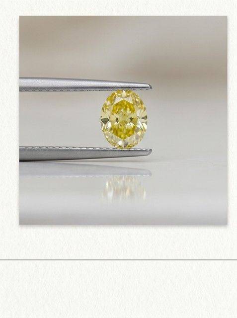 ORIGIN ARGYLE 0.74ct Yellow Oval Diamond SI2