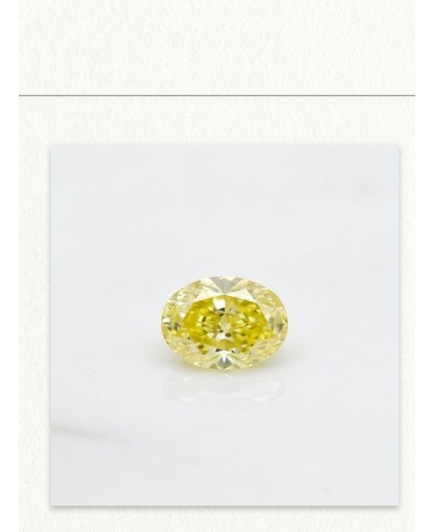 ORIGIN ARGYLE 0.74ct Yellow Oval Diamond SI2