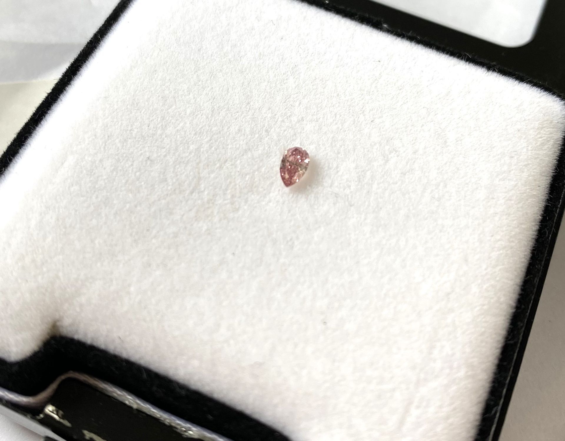 CERTIFED ARGYLE Pear Diamond 0.15ct 5P Si2