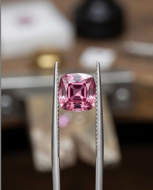 CERTIFIED ARGYLE Cushion Diamond 0.50ct 5P SI2