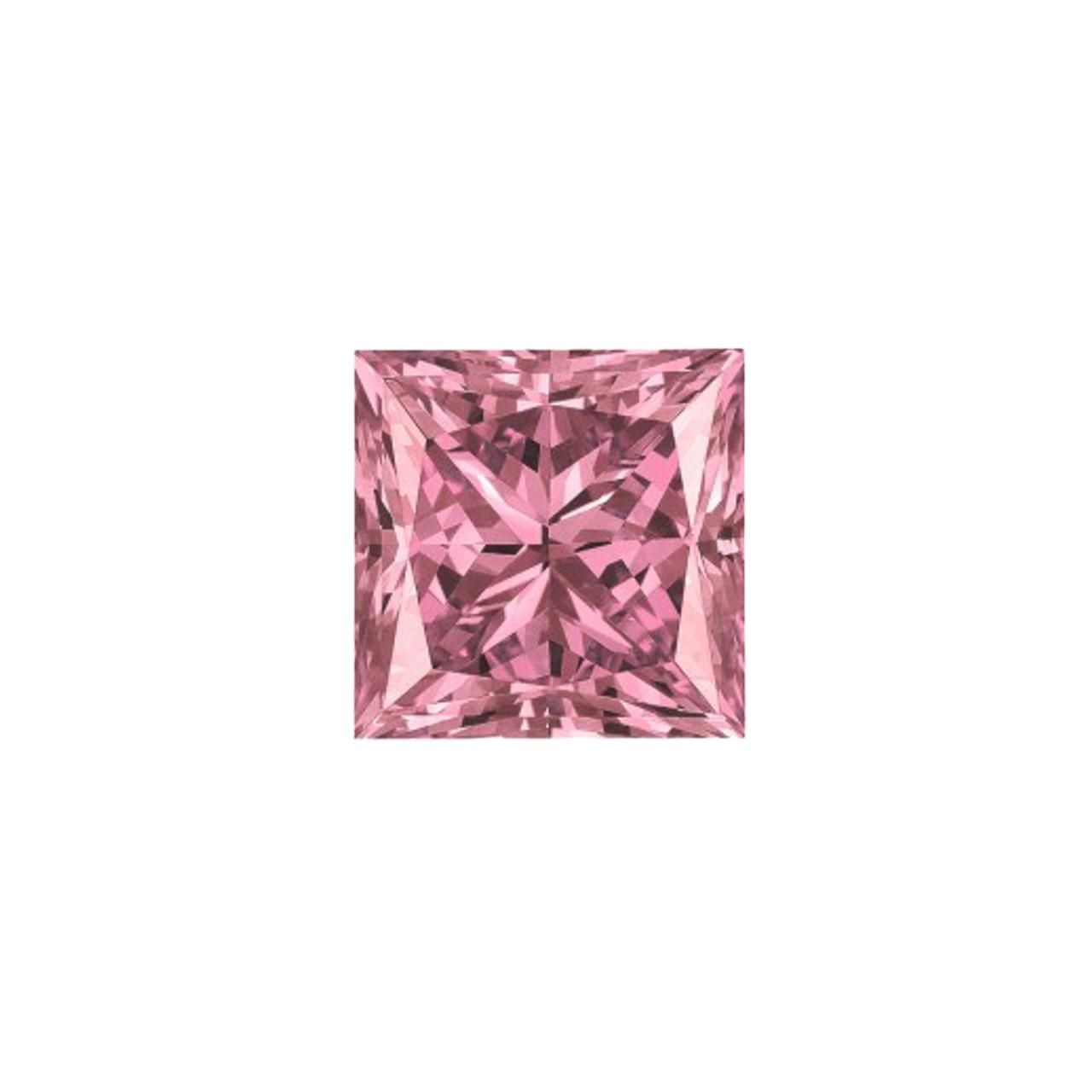 CERTIFIED ARGYLE Princess Diamond 0.55ct/0.54ct 6P SI2/SI1 TENDER DIAMOND