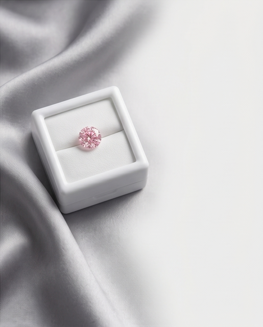 CERTIFIED ARGYLE round Diamond 0.18ct 8P SI2