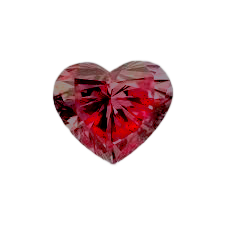 CERTIFIED ARGYLE Heart Diamond 0.15ct 2PP SI2