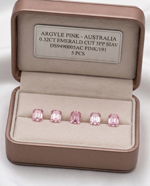 ORIGIN ARGYLE Emerald Diamonds 5 = 0.32 TDW 5PP SI