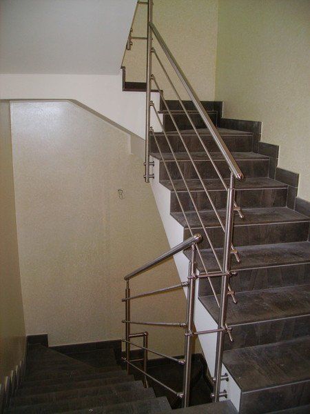 scale e ringhiere interno ed esterno in aciaio inox