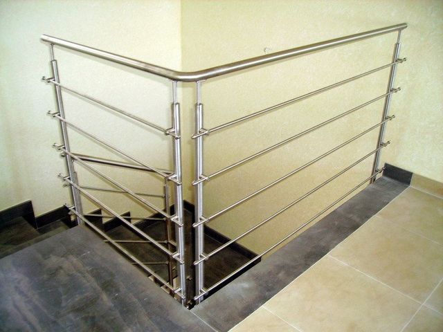 scale e ringhiere interno ed esterno in aciaio inox