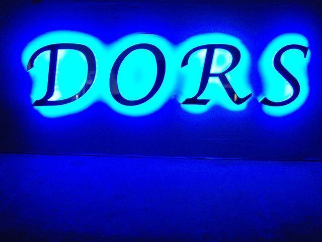 Insegne retroilluminate in acciaio inox Catania