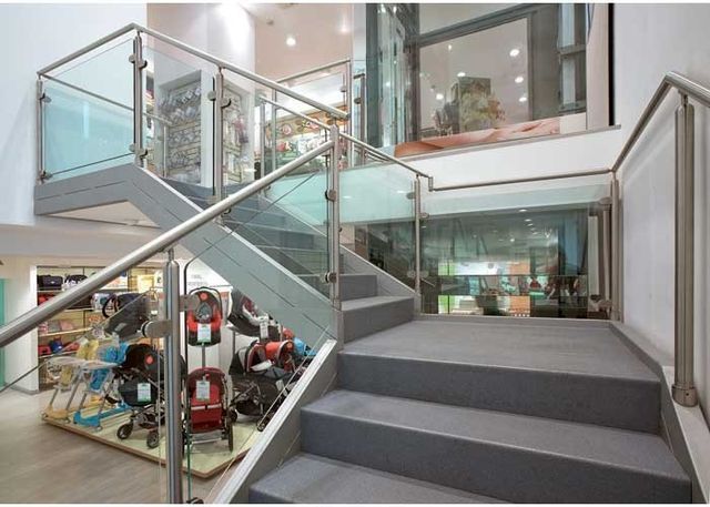 scale e ringhiere interno ed esterno in aciaio inox