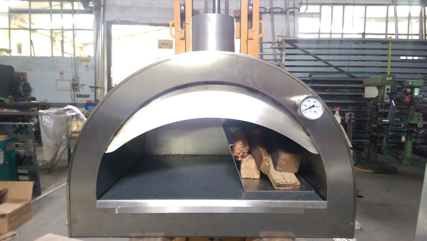 forno per pizza acciaio inox