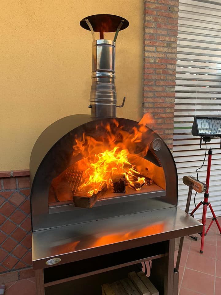 forno per pizza acciaio inox