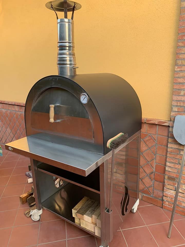 forno per pizza acciaio inox