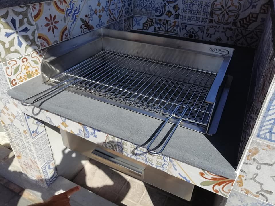 griglia per barbecue acciaio inox