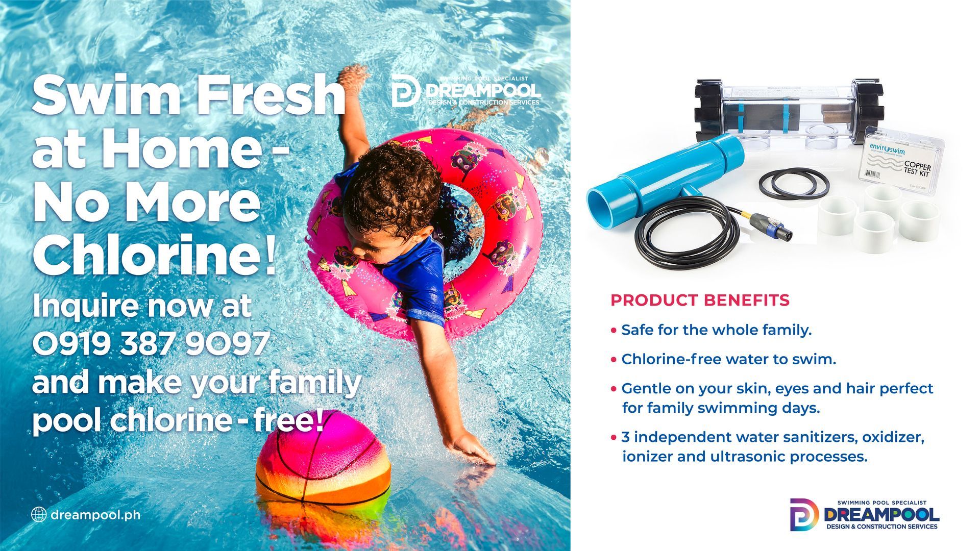 Swimming Pool Fresh Water