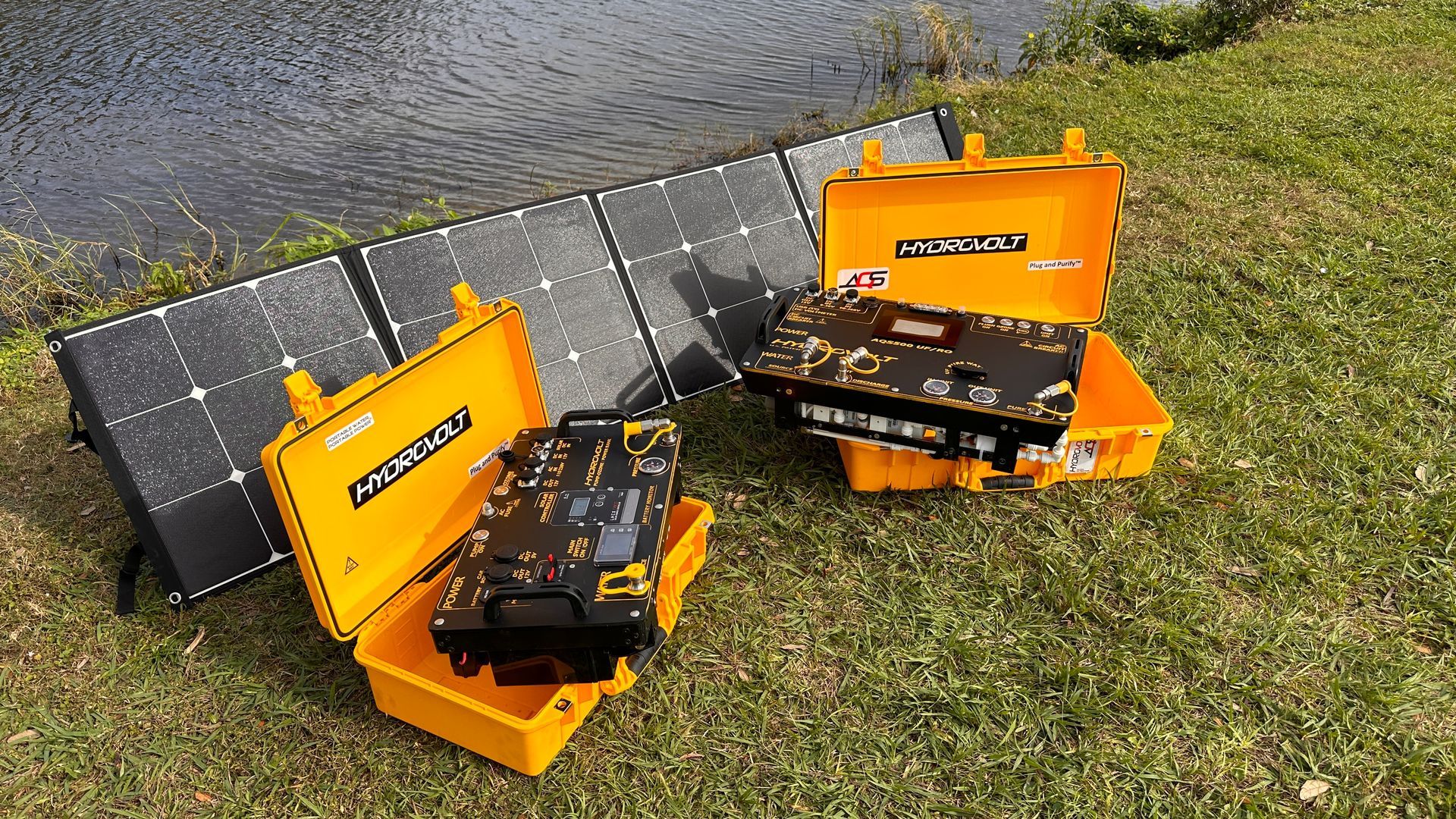 Removable HydroVolt AQS units from Pelican Cases