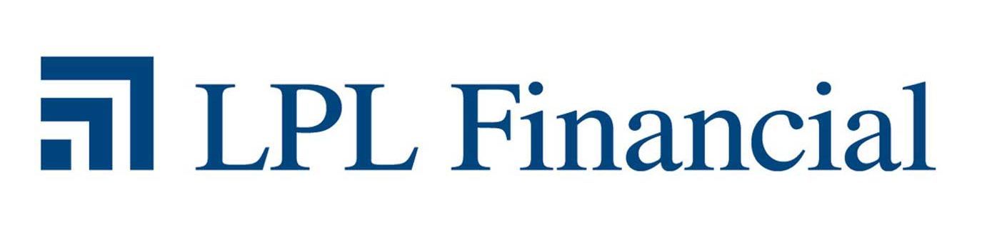 A blue and white logo for lpl financial