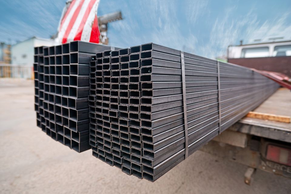 steel products for delivery