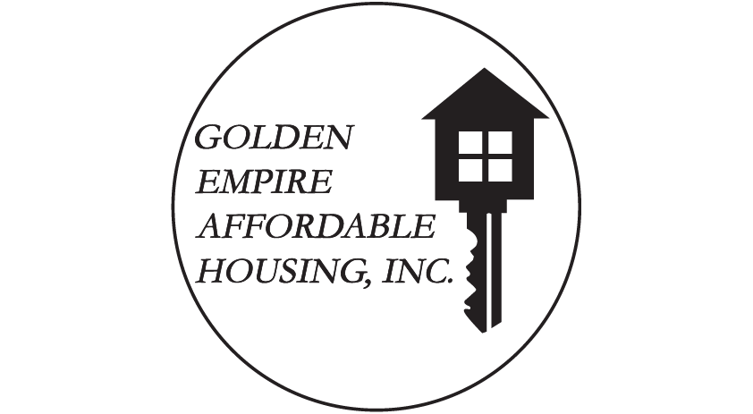 The logo for golden empire affordable housing inc.