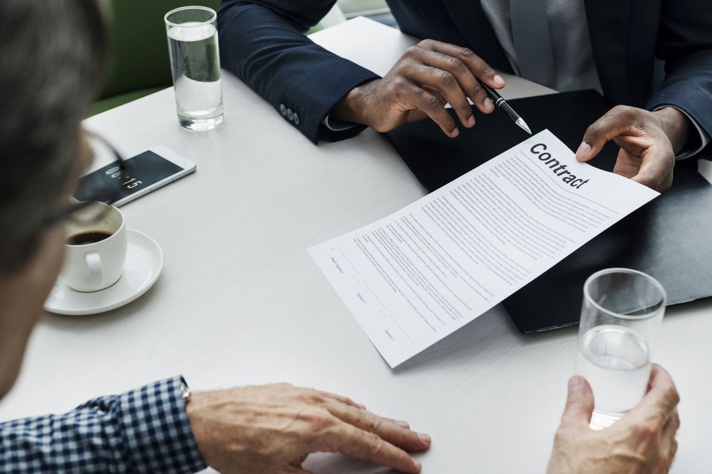 Business Discussion Talking Deal Concept — Town Planning Sunshine Coast, QLD