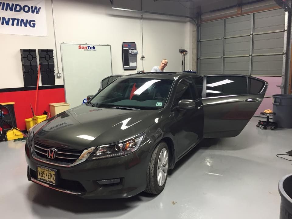 dyed charcoal window tint